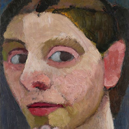 Paula Modersohn Becker; Selbstbildnis mit Hand am Kinn 1906/07 © Landesmuseum Hannover/ARTOTHEK und Munchmuseet, Oslo