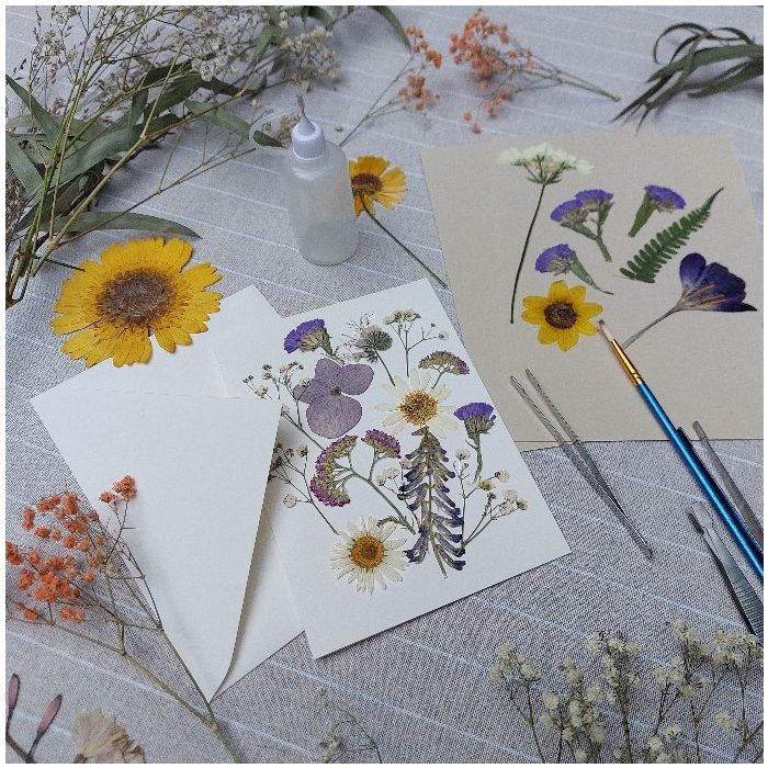 Vergrößerungsansicht Workshop - Blumenkarten gestalten