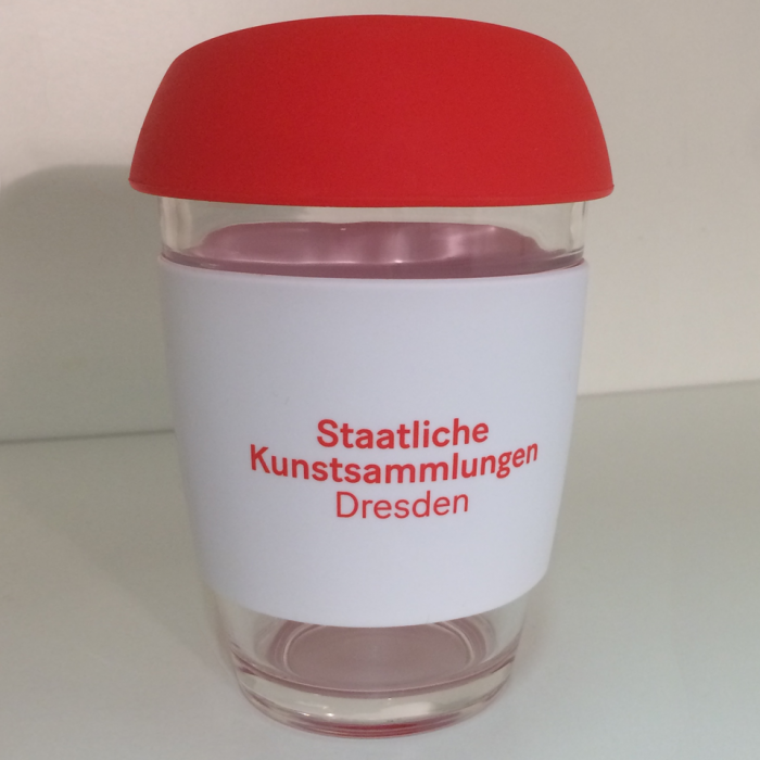 Glasbecher Vergrößerungsansicht Glasbecher